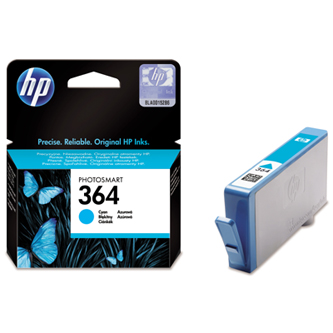 Inkoustová cartridge HP CB318EE Photosmart B8550, C5380, modrá, No. 364, originál