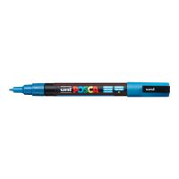 Akrylový popisovač Uni Posca PC-3ML, 0,9-1,3 mm, třpytivě světle modrý Akrylový popisovač Uni Posca PC-3ML, 0,9-1,3 mm, třpytivě světle modrý