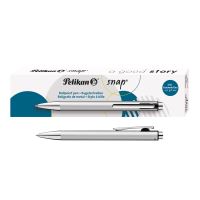 Kuličkové pero Pelikan Snap Metalic K10, stříbrné Kuličkové pero Pelikan Snap Metalic K10, stříbrné