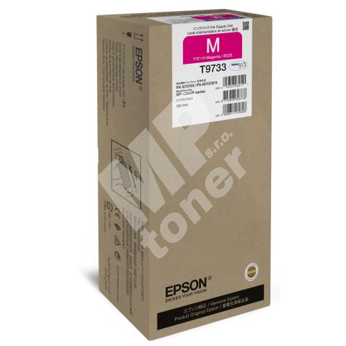 Inkoustová cartridge Epson C13T973300, WF-C869R, magenta, originál 1