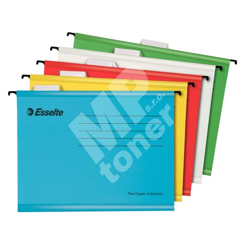 Zesílené závěsné desky Esselte Classic, mix barev, A4 3