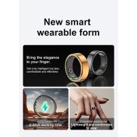 Smart Ring Powerton, měř. stresu, srdeč. tepu, monitoring spánku, 9, zlatá 8 (7)