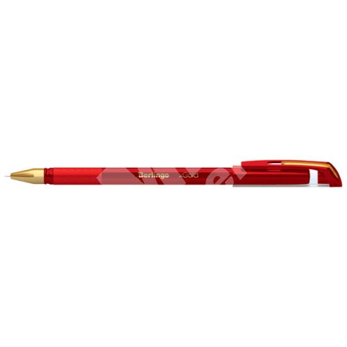 Kuličkové pero Berlingo XGold, 12ks, 0.7mm, červené 1