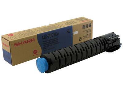 Toner Sharp MX-70GTCA, MX-5500N, 6200N, 7000N, cyan, originál