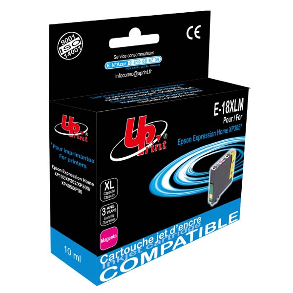 Kompatibilní cartridge Epson C13T18134010, magenta, 18XL, UPrint, TB