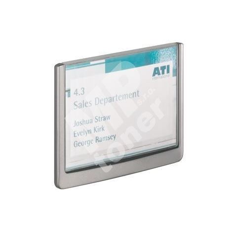 Informační tabulka CLICK SIGN, šedá, 149x105,5 mm, DURABLE 1