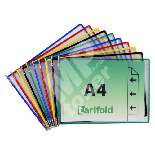 Tarifold závěsný rámeček s kapsou, A4, otevřený bokem vertikální, mix barev, 10 ks 1