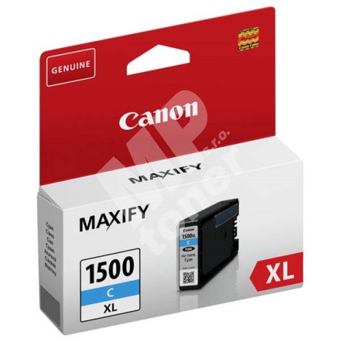 Cartridge Canon PGI-1500XL, cyan, 9193B001, originál 1