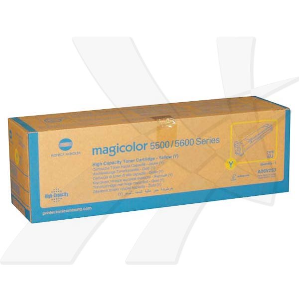 Toner Minolta Magicolor 5550, 5570, yellow, A06V253, originál