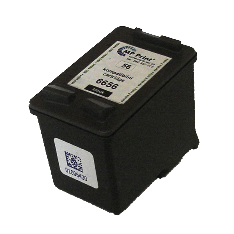 Kompatibilní cartridge HP C6656AE, black, No. 56, 21 ml, TB, MP print