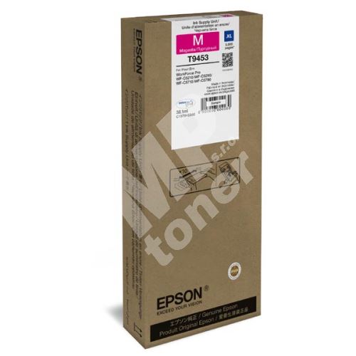 Cartridge Epson C13T945340, magenta, XL, originál 1