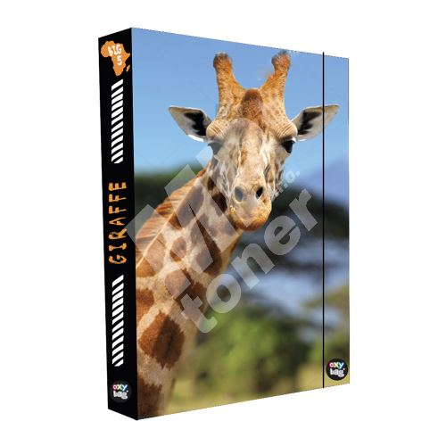Box na sešity A4 Jumbo Žirafa, tmavý 1