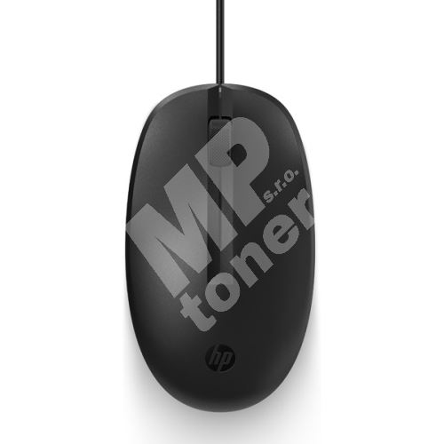 Myš HP 128, 1200DPI, 3tl., drátová USB, černá 1
