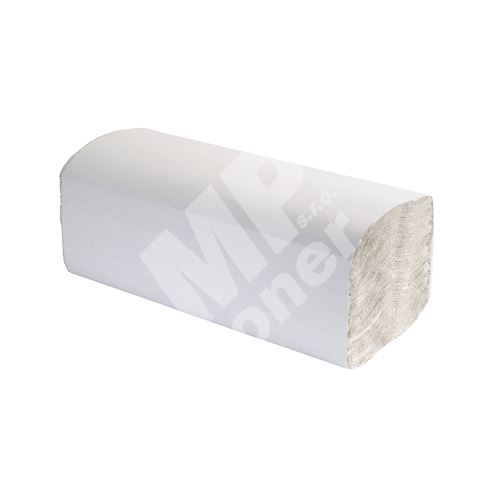 Ručníky papírové skládané ZZ, 220x240, 2 vrstvý, recykl bílý, 4000ks 1