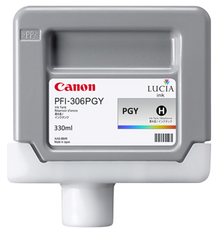 Inkoustová cartridge Canon PFI-306PGY, iPF-8300, photo grey, 6667B001, originál