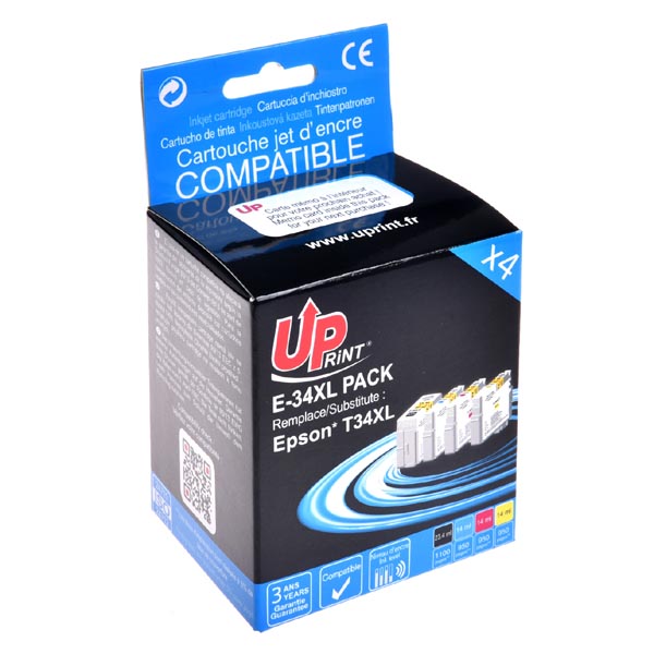 Kompatibilní cartridge Epson C13T34764010, CMYK, 34XL, UPrint