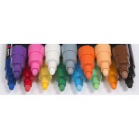 Uni Posca PC-7M akrylový popisovač, 4,5-5,5 mm, žlutý 6 (5)