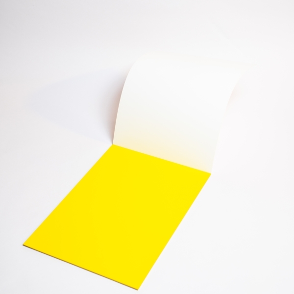 Popisovatelné fólie Symbioflipcharts 500x700 mm, elektrostatické, žluté