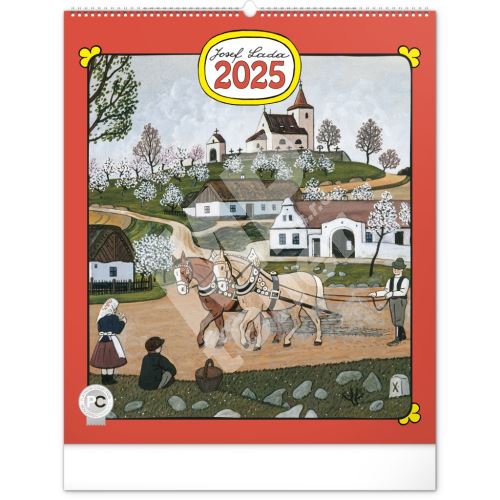 Nástěnný kalendář Notique Josef Lada 2025, 48 x 56 cm 1