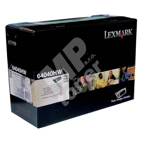 Toner Lexmark 64040HW, black, originál 1