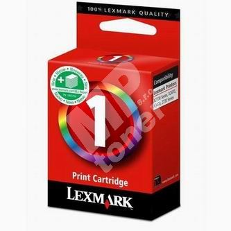 Cartridge Lexmark 18CX781E B/C/M/Y No. 1, originál 1