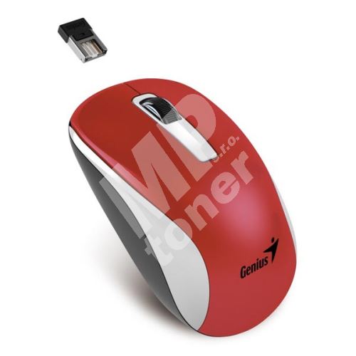 Genius myš NX-7010, bezdrátová, optická, červená 1