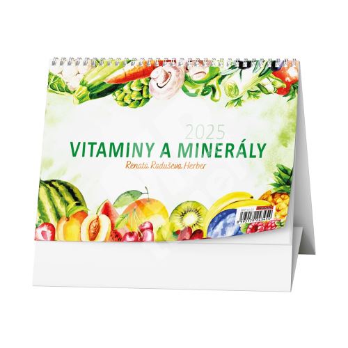 Stolní kalendář - Vitamíny a minerály Renaty Raduše Herber 1