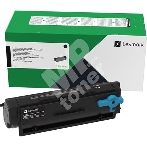 Toner Lexmark B342X00, black, originál 1