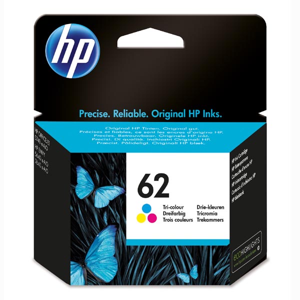 Inkoustová cartridge HP C2P06AE, Envy 5540, OfficeJet 200, color, No.62, originál