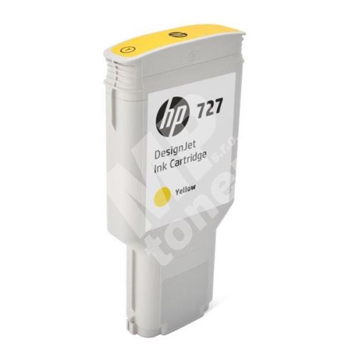 Cartridge HP F9J78A, yellow, No.727, originál 1