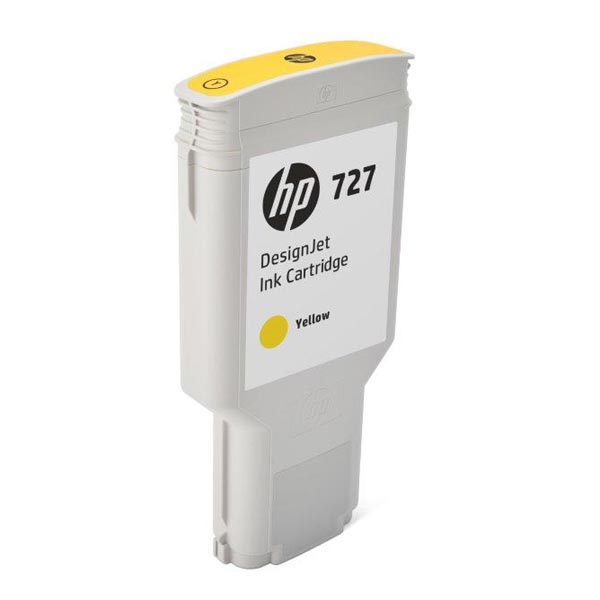 Inkoustová cartridge HP F9J78A, DesignJet T1530, 2530, yellow, No.727, originál