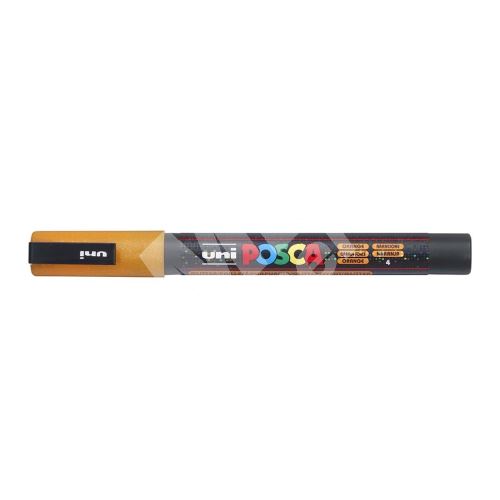 Uni Posca PC-3M akrylový popisovač, 0,9-1,3 mm, oranžový 1