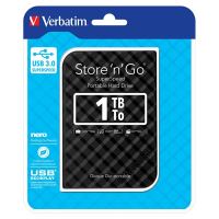 1TB Verbatim Store'n'Go SuperSpeed, Externí HDD 2,5" USB 3.0, 53194, černý 1TB Verbatim Store'n'Go SuperSpeed, Externí HDD 2,5" USB 3.0, 53194, černý