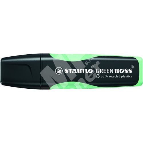 Zvýrazňovač Stabilo Green Boss Pastel, pastelová mentolová 1