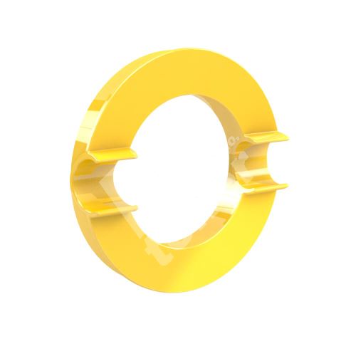 Mega Magnet Dahle Circle XL, s držákem, 80 mm, žlutý 1