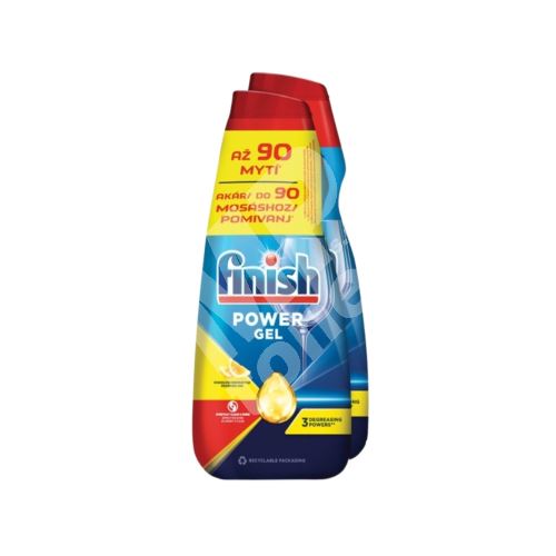 Finish Power Lemon gel do myčky 2 x 900 ml 1