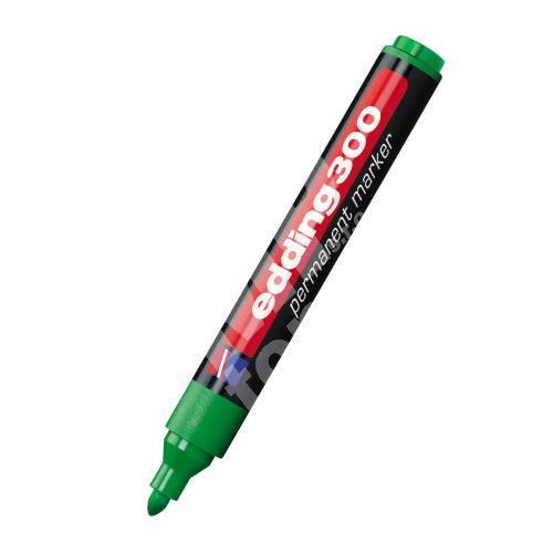 Průmyslový popisovač Edding 300, zelená, 1,5-3mm, kuželový hrot 3