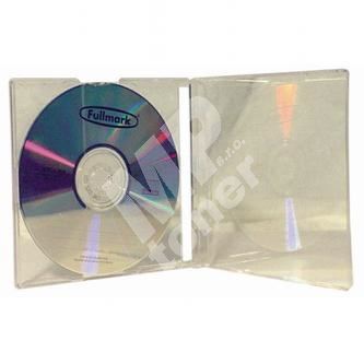 Obal, box na 1 ks CD, 10mm, průhledný tray 1