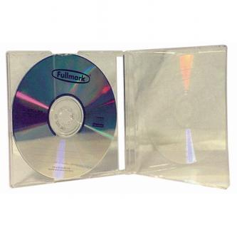 Box na 1ks CD, 10,4mm, průhledný, průhledný tray (200)