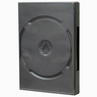Box na 6ks DVD, 24mm, černý