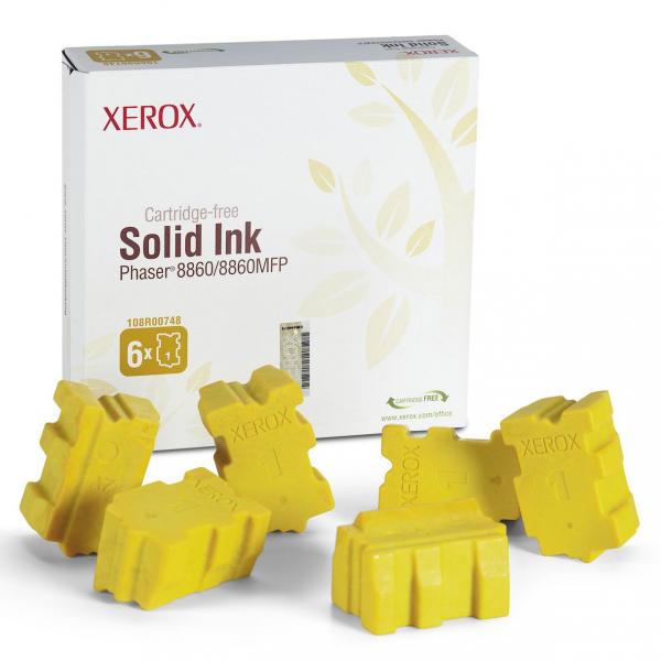 Toner Xerox Phaser 108R00748 8860 yellow 6 ks, originál