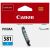 Inkoustová cartridge Canon CLI-581C, Pixma TS6151, 2103C001, cyan, originál