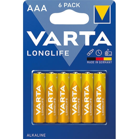 Baterie Varta Longlife LR03/6, AAA, 1,5V