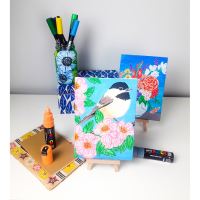 Uni Posca PC-7M akrylový popisovač, 4,5-5,5 mm, černý 10 (9)