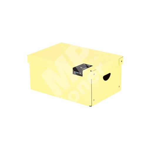 Pastelini krabice lamino velká, žlutá 1