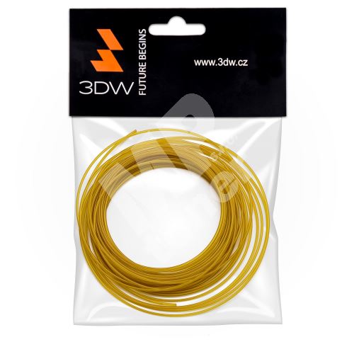 Tisková struna 3DW (filament) PLA, 1,75mm, 10m, zlatá, 200-230°C 1