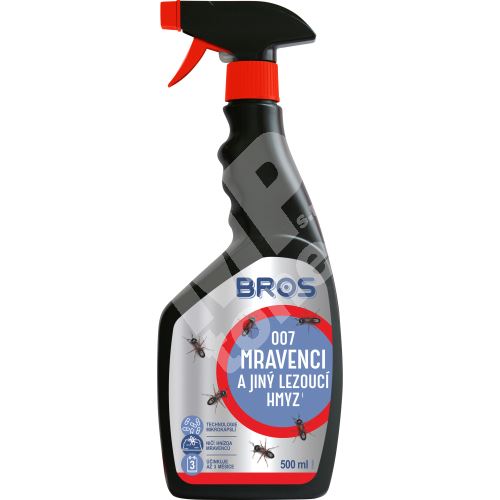 Bros 007 přípravek proti mravencům a lezoucímu hmyzu, 500 ml 1