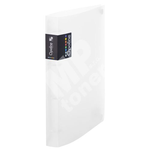 Pořadač A4 4 kroužek Opaline 3,5 cm D20 transparentní 4