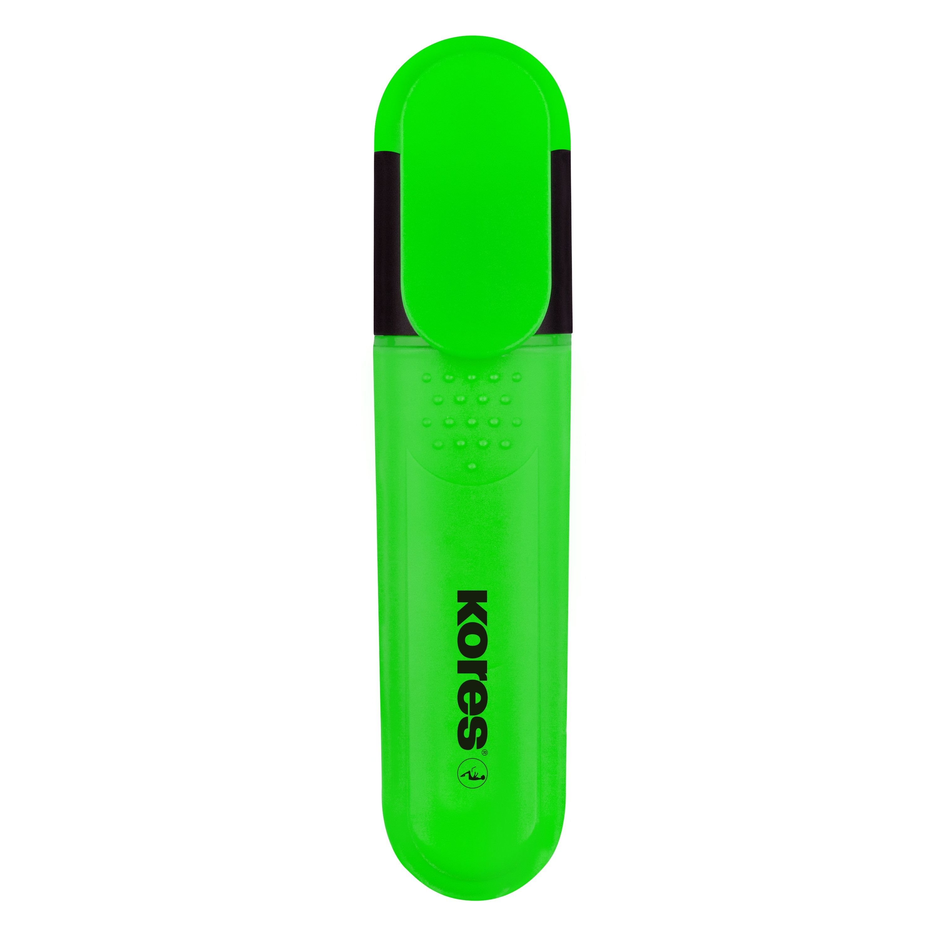 Zvýrazňovač Kores Bright Liner Plus 0,5-5mm, zelený