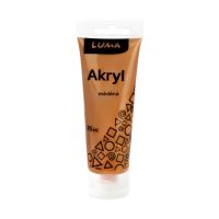 Barvy akrylové Luma, Metal měděná, 75ml